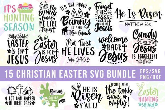 Christian Easter SVG Bundle, Bible: A Visual Asset for Seasonal Content Publishing