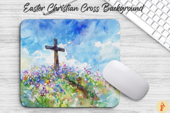 Easter Christian Cross Background Graphics for Faith-Based Content Publishing