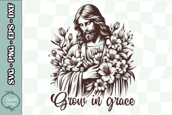 Grow in Grace Jesus Floral SVG Review: A Designer’s Take