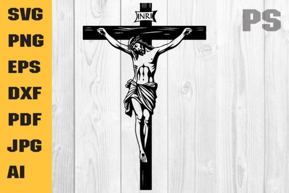 Jesus Crucifix SVG: A Versatile Graphic for Faith-Based Crafts & Content Publishing