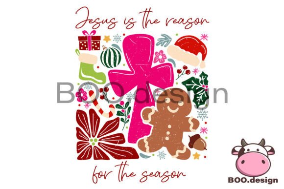 Jesus is the Reason Png, Boho Floral – A Versatile Graphic for Crafts & Digital Sellers