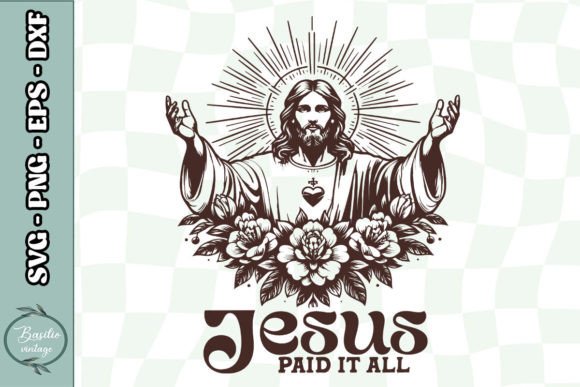 Jesus Paid It All Floral SVG: A Thoughtful Design Asset for Faith-Based Branding
