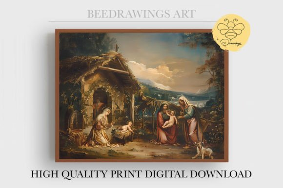 Oil Painting Jesus Wall Art 12: A Brand Designer’s Take on Using Illustrations for Local Business Visuals
